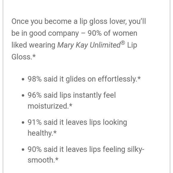 MARY KAY UNLIMITED LIP GLOSS IN PINK BALLERINA - Picture 7 of 7